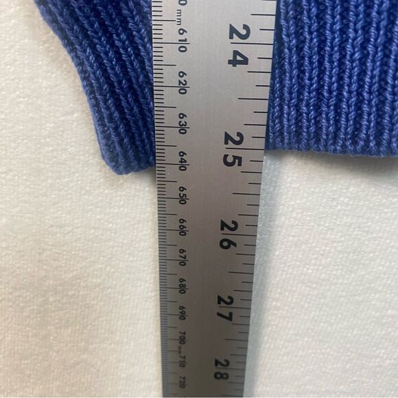 The Territory Ahead Blue Long Sleeve Knit Cotton Blend Sweater Size Large - Picture 9 of 9